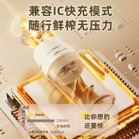 小熊榨汁機小型便攜式家用多功能電動奶昔水果汁榨汁杯料理機