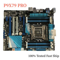 For ASUS P9X79 Pro Motherboard X79 64GB LGA 2011 DDR3 ATX Mainboard 100% Tested Fast Ship