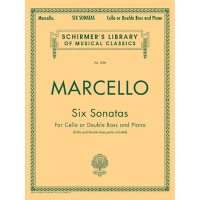 【Kaiyi Music 凱翊音樂】馬切羅：大提琴與低音大提琴六首奏鳴曲 Marcello 6 Sonatas(Schirmer Vol. 1898)