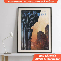 Tranh treo tường, New Yorker Magazine Cover Poster August 27, 1979 Arthur Getz, Mid Century wall art