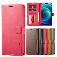For Samsung S21 Ultra Case S21FE Leather Phone Case On Samsung Galaxy S21 Plus Case Flip Wallet Cover For Samsung S 21 Case