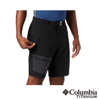 Columbia哥倫比亞 男款-鈦UPF50防潑短褲-黑色 UAE03160BK / S23