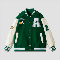 Áo Khoác Bomber Jacket Chất Nỉ Bông LUCKY Form Rộng Unisex Nam Nữ Phối Phong Cách Ulzzang Nupakachi 