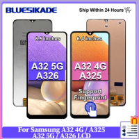 For Samsung Galaxy A326 Display A32 5G A326B A326U Touch Screen For Samsung A325 LCD A32 4G Display A325F A325M Replace Parts
