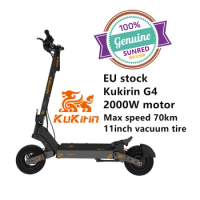 EU warehouse 2023 new kukirin G4 11 inch vacuum tire 2000W 60V High Speed e scooter off road Long Range Electrical Scooters