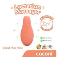 Coconi Warming Lactation Massager | Alat Pijat Laktasi ASI dengan Penghangat dan Getaran, Lancarkan 