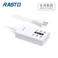 RASTO RB15 【台灣製造】30W高效能Type C+USB六孔快速充電器