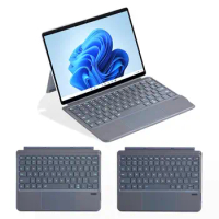 Keyboard for Surface Go 4 Bluetooth-compatible Keyboard Ergonomic Bluetooth Keyboard Type Cover for Surface Go 3/2 Backlit