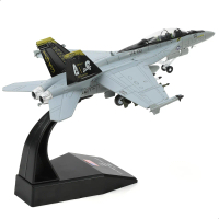 Kit Model Jet Pejuang Logam Diecast, Reka Bentuk F/A-18 Super Hornet 1 / 100, Replika Pra-Bina, Berl