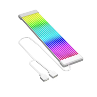 สายไฟคอมพิวเตอร์ ARGB แบบนีออน ยืดหยุ่น แถบไฟ 5V มี 3 ขั้ว สามารถงอได้ สำหรับแหล่งจ่ายไฟ (PSU)