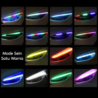 Lampu Led Drl Alis Flexibel Wrgb 60Cm Rgb Matrix Mobil Motor 30Cm 60Cm Selang Sein Running Pasti Ori