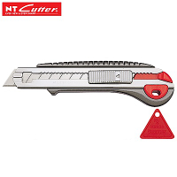 日本NT Cutter L型大型美工刀L-2000RP(6連發/可存6片替刃;自動鎖;鋁合金刀身)切割刀工具刀