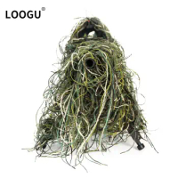 LOOGU Camoufalge Gun Accessories Wrap Elastic Ghillie Tactical Camouflage Sniper Gun Rope Airsoft Paintball Outdoor Hunting