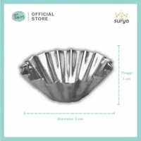 SURYA Cetakan Nastar | Cetakan Sus Kecil | Cetakan Kue Kering Alluminium (12pcs) 20401004