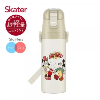 Skater 不鏽鋼直飲保溫水壺(470ml) 米奇Cooking 台灣公司貨 保溫瓶 兒童水壺