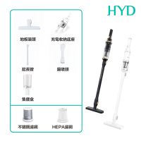 HYD 超勁力輕量無線手持吸塵器 D-81-黑金
