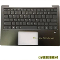 YUEBIESHENG New/org For Lenovo IdeaPad S530 S530-13 S530-13IWL S530-13IML Palmrest US Keyboard Upper cover Backlit W/FPR