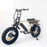 20 dual motor big battery electric cycle fat tyre electric bicycle full suspension 52V mountain E bike