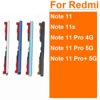 Up/Down Volume Side key For Xiaomi Redmi Note 11 Pro Plus 4G 5G Power Volume Button Side Button Replacement Repair Spare Parts