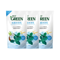 【Green綠的】百里香精油抗菌沐浴乳補充包700mlX3(3入組)