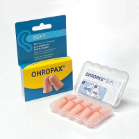 ที่อุดหู โฟมอุดหู EAR PLUG ohropax รุ่น Soft 5 คู่ -31 dB สีเนื้อ ที่อุดหูเวลานอน ที่อุดหูกันเสียงกร