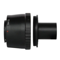 T Ring For Nikon 1 Series V1 J1 Mirrorless Camera Adapter+0.91in 23.2mm Microscope Adapter