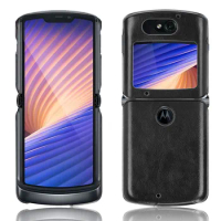 For Motorola Razr 5G Case Luxury Litchi Striae PU Leather Hard Cover ShockProof Case For Motorola Moto Razr 5G Phone Cases