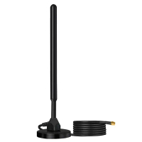 Ăng-ten LORA, 868MHz và 915MHz, Điểm truy cập heli, Đế từ tính, Gain cao 38dbi, SMA nam, Cáp 3 mét, 