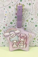【震撼精品百貨】Little Twin Stars KiKi&amp;LaLa 雙子星小天使~Sanrio 旅行箱吊牌-星星造型#55811