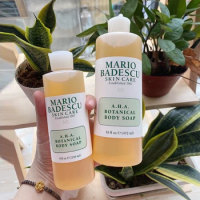 236ml Mario Badescu Fruit Acid Shower Gel Moisturizes Body Care Removes Back Body Acne Exfoliates Smoothes Body Clean Product