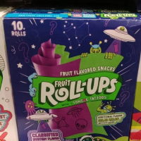 fruit candy permen roll ups mystery flavour isi 10 rolls