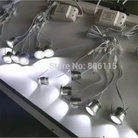 MINI 3Wx 6pcs 18W LED Downlights Cabinet Light Spot lights Jewelry Lighting MINI LED Light