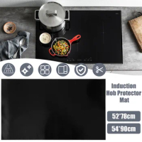Induction Hob Protector Mat Large Silicone Induction Cooktop Scratch Cover Thickened Nonstick Heat Resistant Countertop Mat New