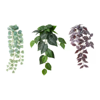 FEJKA 人造植物附壁架, 室內/戶外用/綠色/紫色