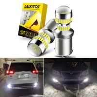 AUXITO 2x P21W BA15S LED Canbus For Skoda Superb Octavia A5 FL 2 RS W 1156 LED Bulbs DRL Car Daytime Running Light Driving Lamp