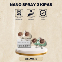 Nano Spray Dengan 2 Kipas Pendingin Penyegar udara Portabel Mini Spray Dual Fan Rechargeable Angin