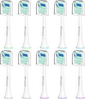 【美國代購】Aoremon 替換牙刷頭適用於飛利浦 Sonicare HX9023/65 10 包