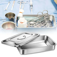 Stainless Bak Instrumen Kecil Dental Tray Bak Instrumen Medis Alat Steril Medis Untuk Simpan Alkohol