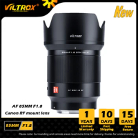 VILTROX 85MM F1.8 Canon Lens Full Frame Auto Focus Portrait Lens Large Aperture Lens for Canon RF mount EOS-R EOS-R6 Camera Lens