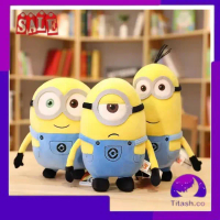 Boneka Minions Lucu Imut Lembut Bahan Ukuran Jumbo Sedang Besar Dan Mini Original