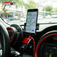 car auto phone holder Mobile Phone Tablet mount click Fit For MINI cooper S ONE CJW R55R56R60 F54F55F56F60