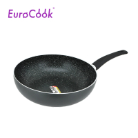 EuroCook EC21430W MARBLE 雲石紋易潔單柄炒鑊 30cm 香港行貨