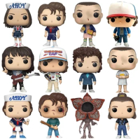 POP Stranger Things Montauk Character Eddie Dustin Steve Action Figure Dolls Toys Collection Room Decoration Birthday Gifts New