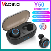 Original Y50 TWS Bluetooth Headphones Touch Control 9D Stereo With HD Mic Wireless 5.0 Earphones Sport Waterproof Earbuds Y30