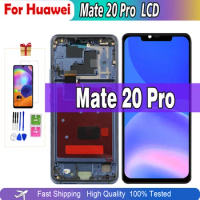 100% Tested For Huawei Mate 20 Pro LCD Display Touch For Mate 20 Pro LCD LYA-L09,L29,AL00 Screen Digitizer Assembly Replacement