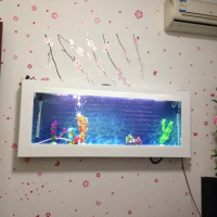 Acrylic glass fish tank ecological wall-mounted aquarium can be customized