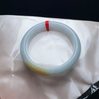 緬甸手鐲細糯化飄黃翡特色手鐲玉質細膩乾淨一抹豔麗特色黃翡清新
