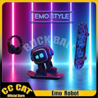 Emo Robot AI Emopet Intelligent Emotional Voice Interaction Robots With Accompanies Electronic Desktop Pet Kids Christmas Gifts