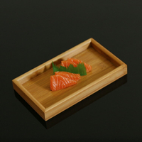 長方竹托盤壽司刺身板料理餐具平邊托盤沏茶點心水果糖果瓜子托盤