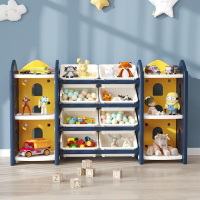 兒童玩具收納架幼兒園寶寶整理架書櫃大容量多層置物架孩子儲物櫃
